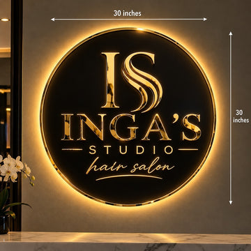 Backlit sign