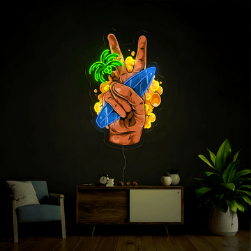 Hello Summer Artwork Neon Sign