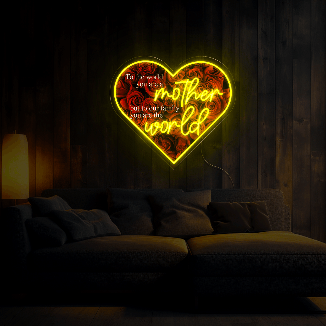 Mother's Day Message Artwork Neon Sign