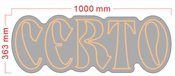 neon sign 2pcs